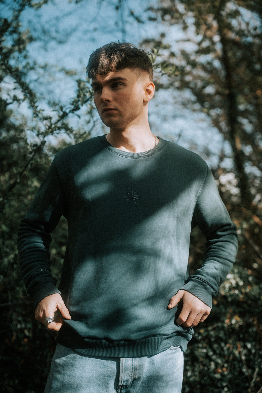 Lacha - 100% Cotton Crew Neck Midnight Navy