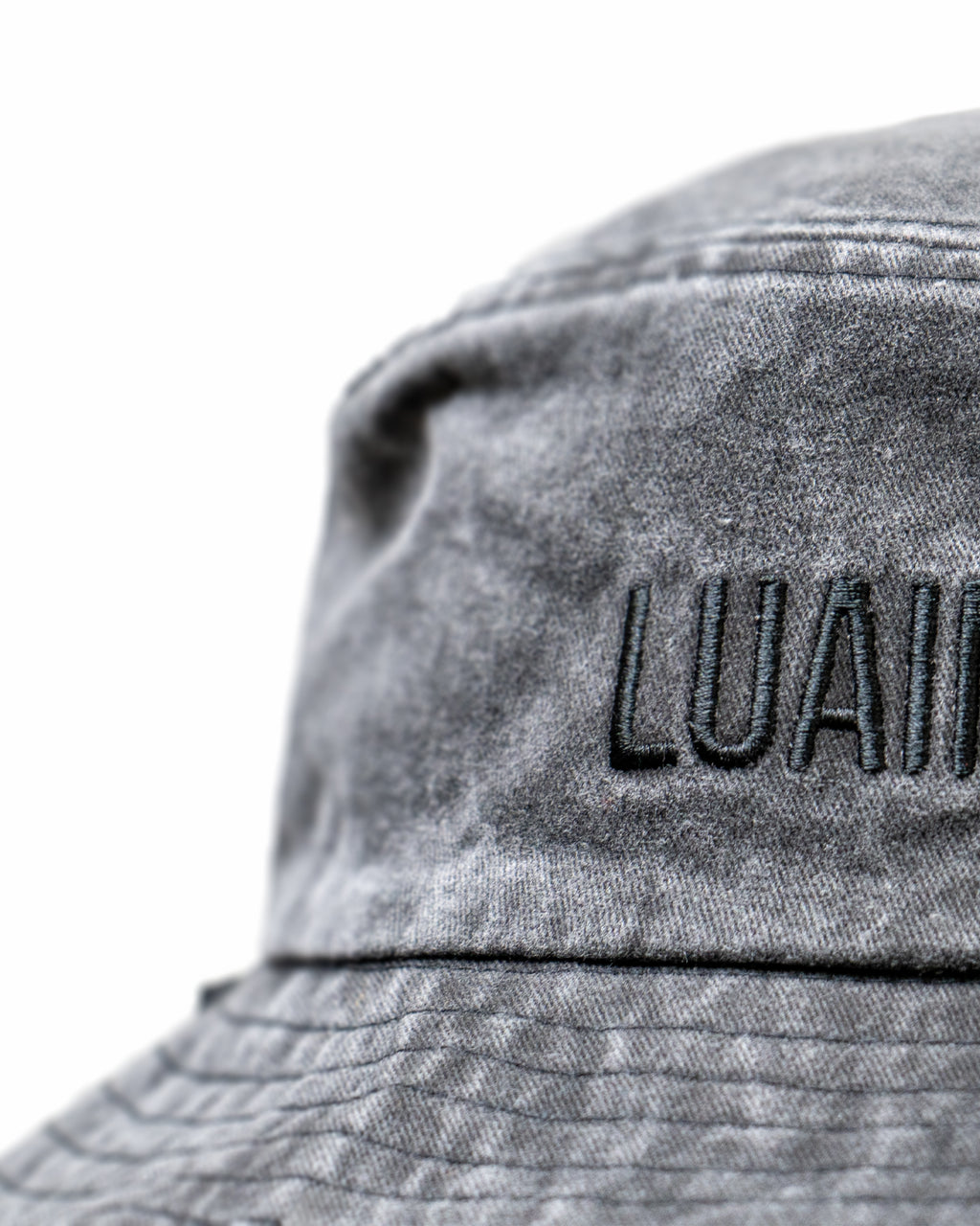 Bucket Hat Black Denim