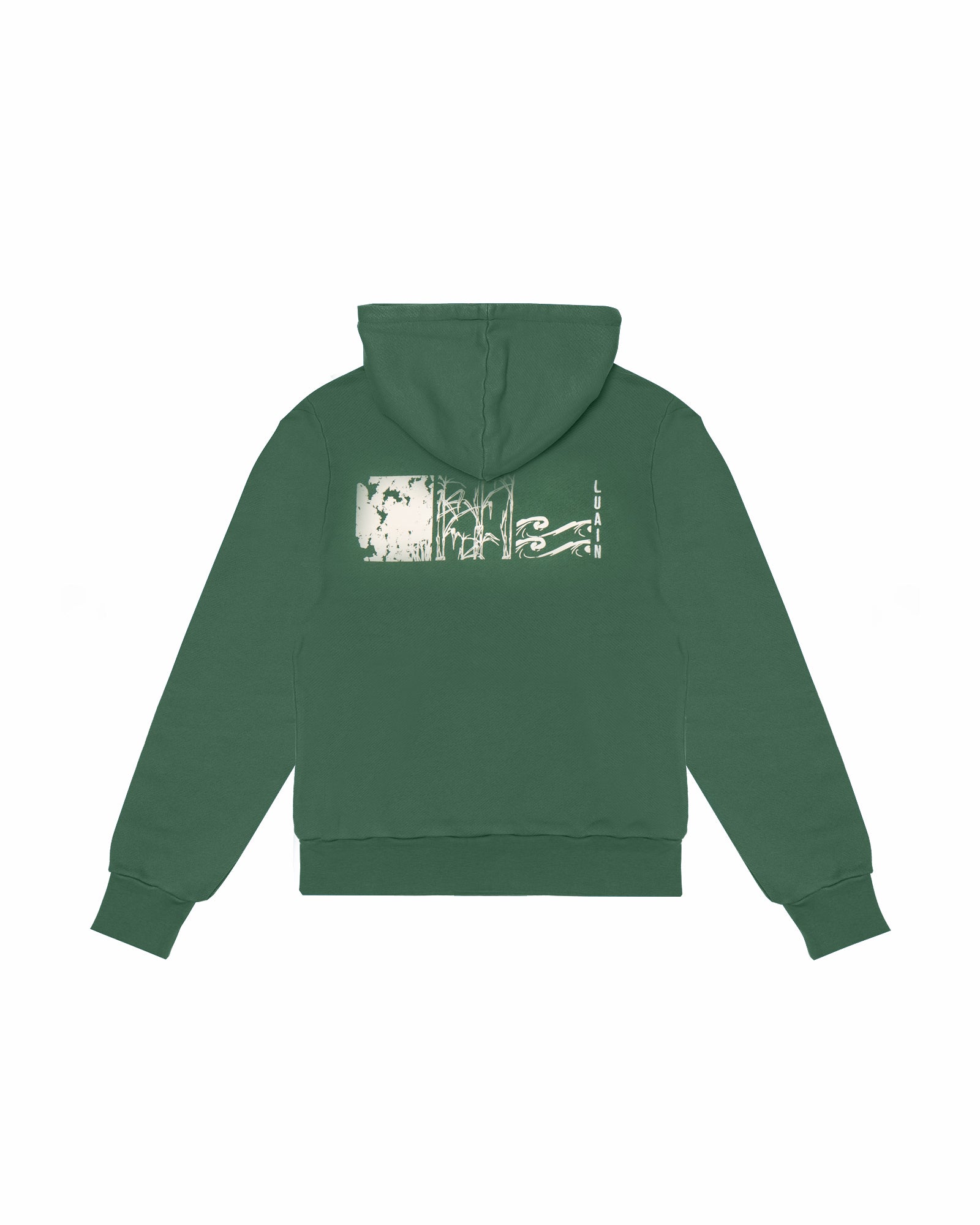 Luchán - 100% Cotton Hoodie Green
