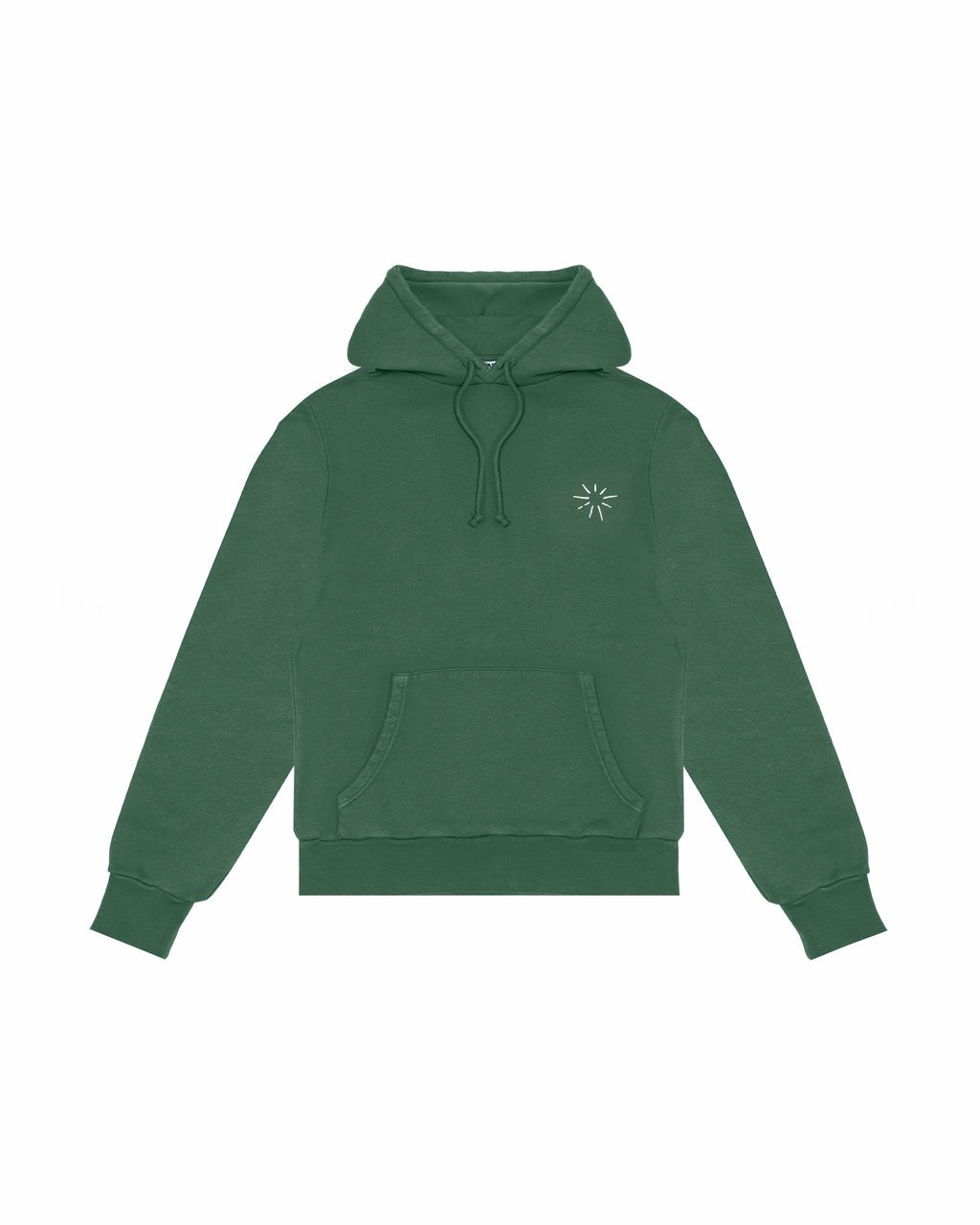 Luchán - 100% Cotton Hoodie Green