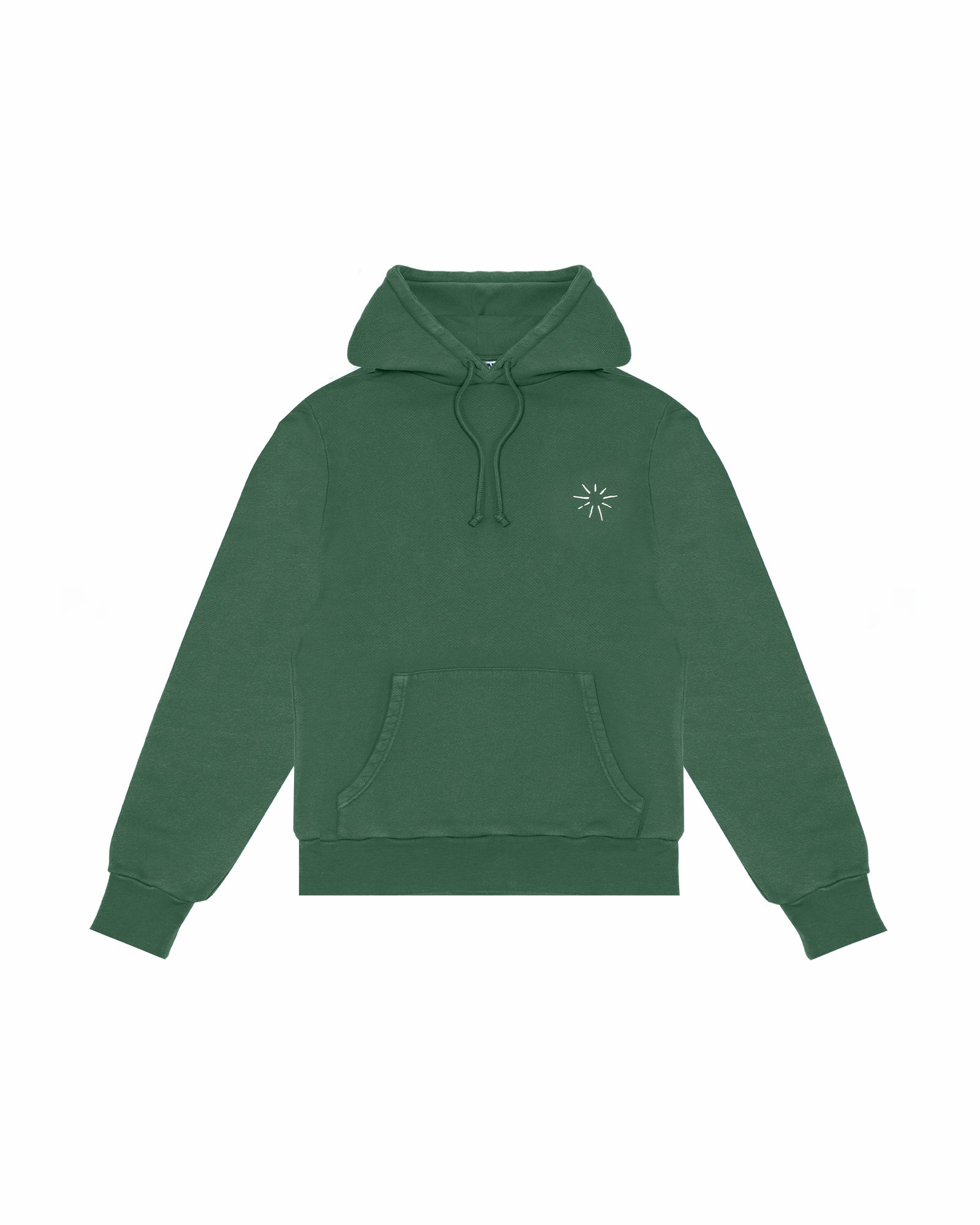 Luchán - 100% Cotton Hoodie Green