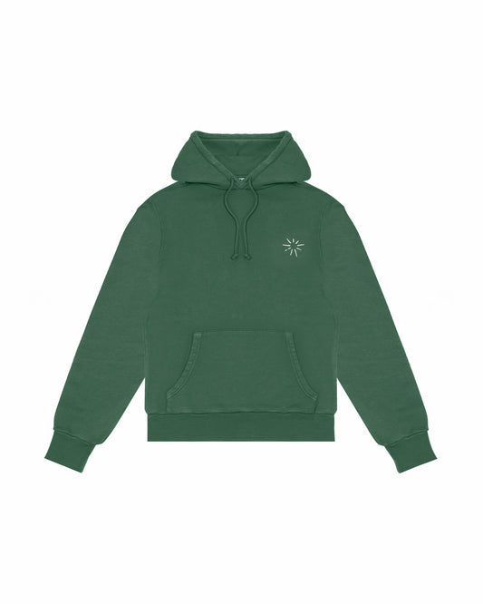 Luchán - 100% Cotton Hoodie Green