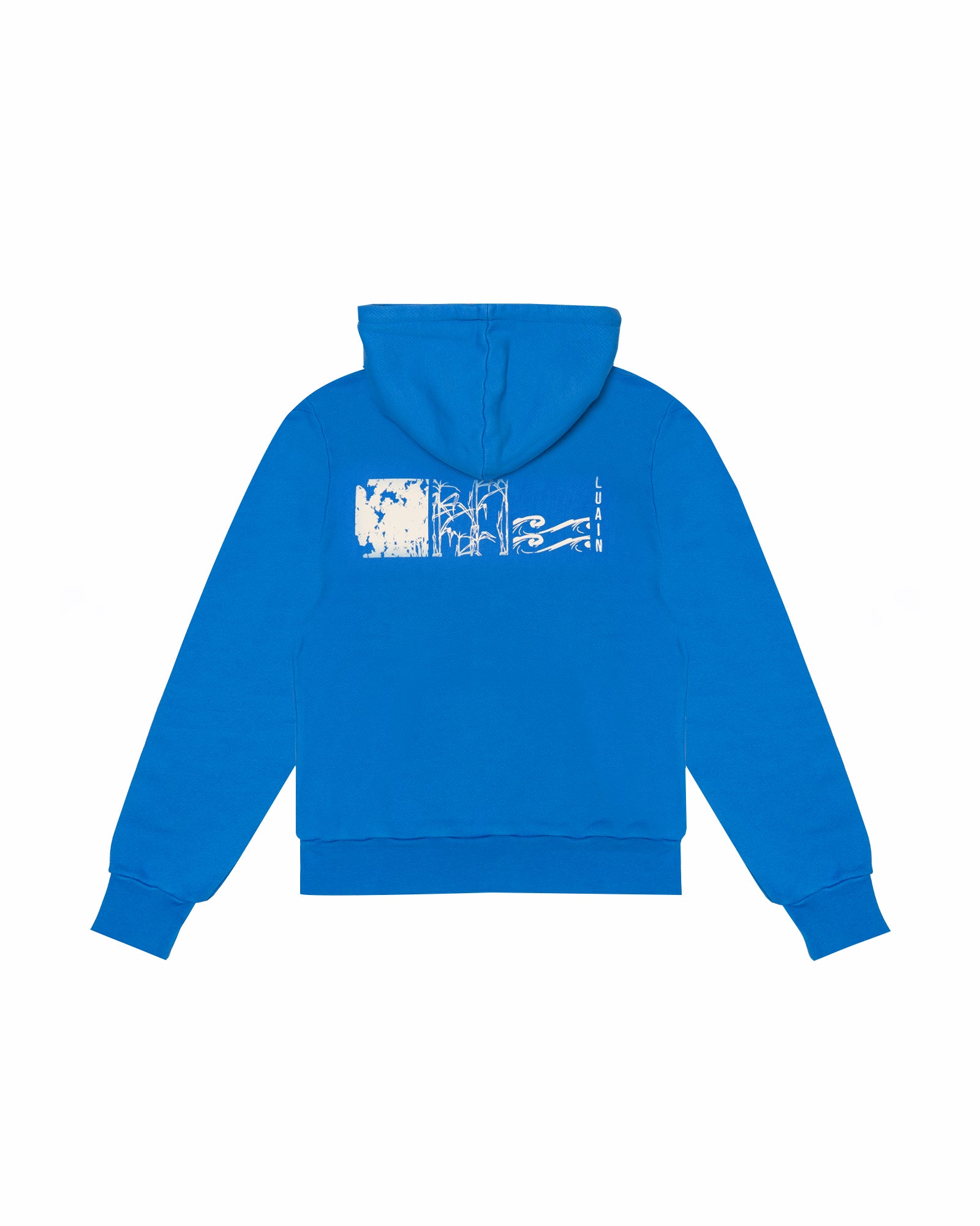 Luchán - 100% Cotton Hoodie Blue