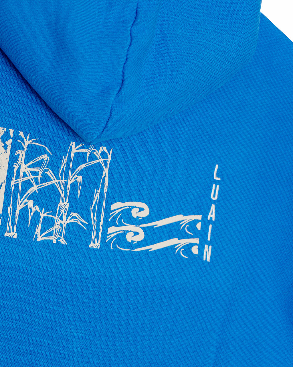 Luchán - 100% Cotton Hoodie Blue