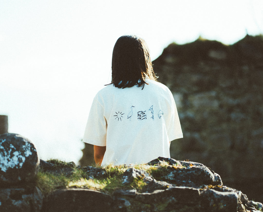 Tonnta - 100% Cotton Oversize T-Shirt Cream