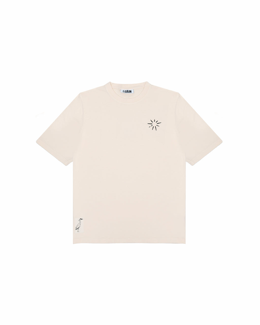 Tonnta - 100% Cotton Oversize T-Shirt Cream