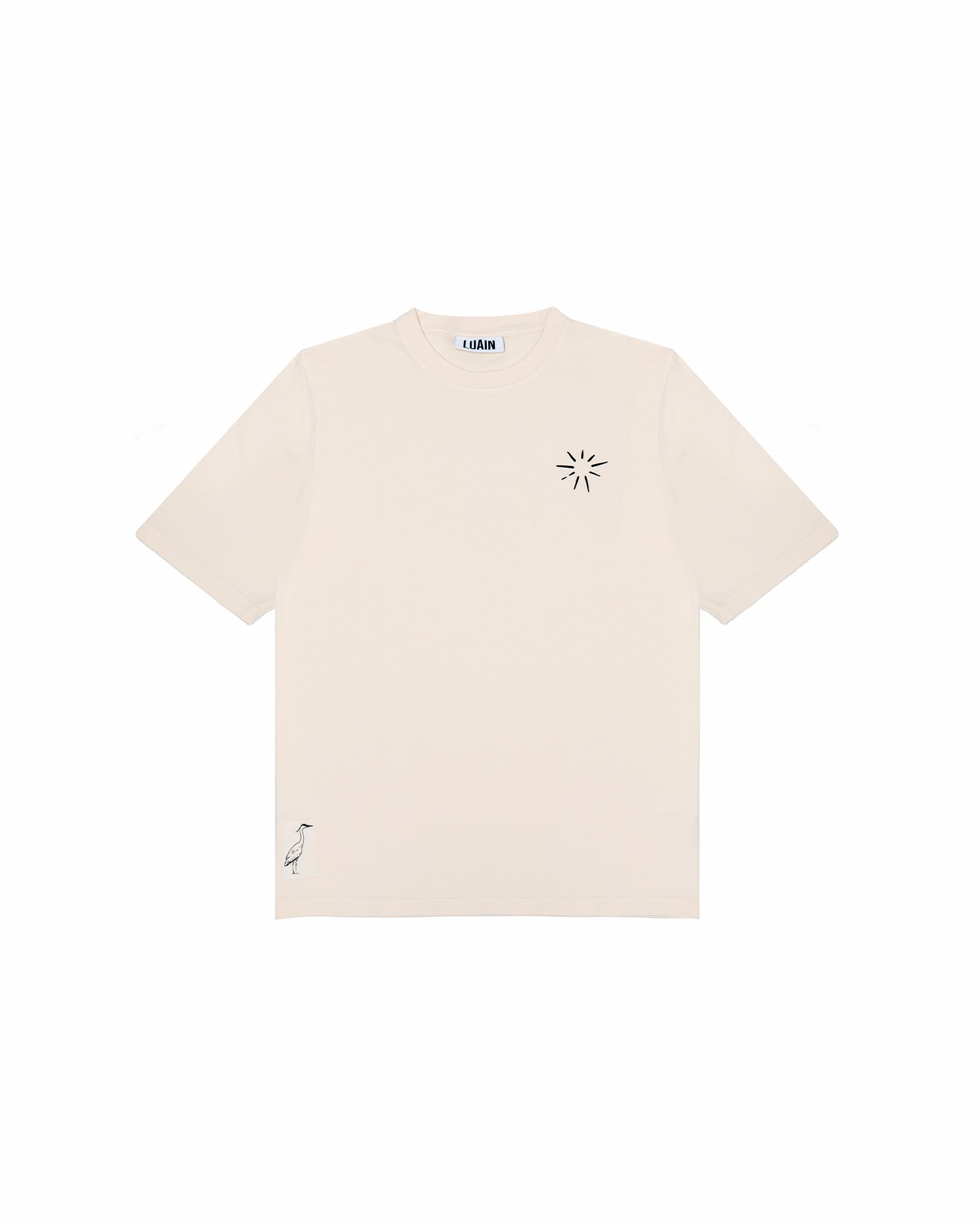 Tonnta - 100% Cotton Oversize T-Shirt Cream