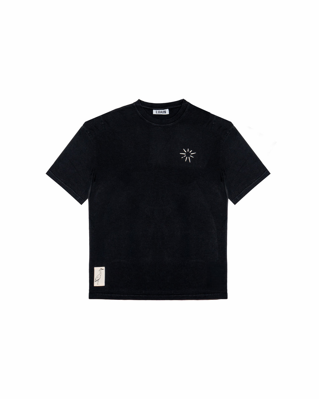 Tonnta - 100% Cotton Oversize T-Shirt Black