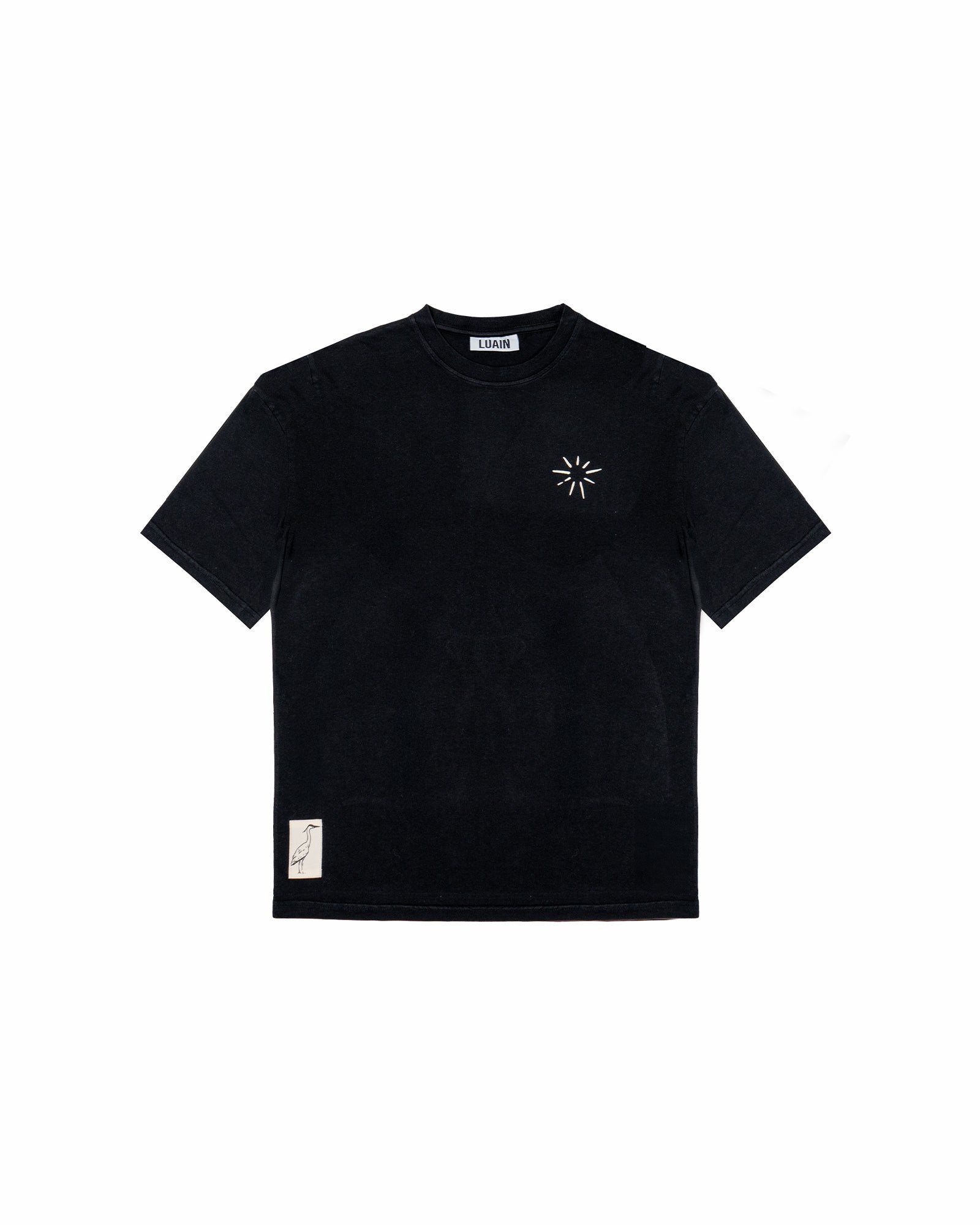 Tonnta - 100% Cotton Oversize T-Shirt Black