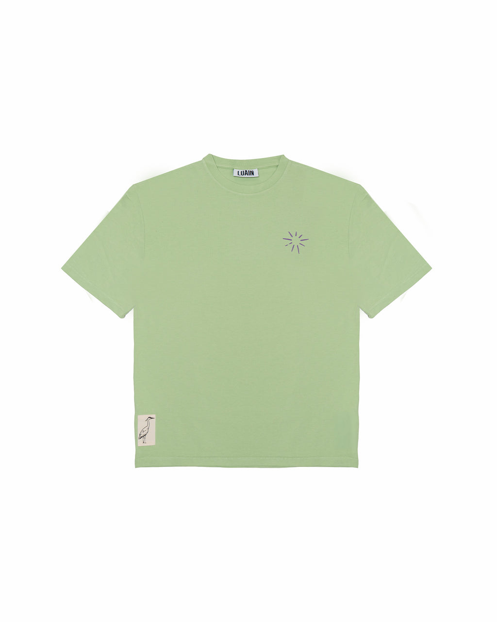 Tonnta - 100% Cotton Oversize T-Shirt Pistachio