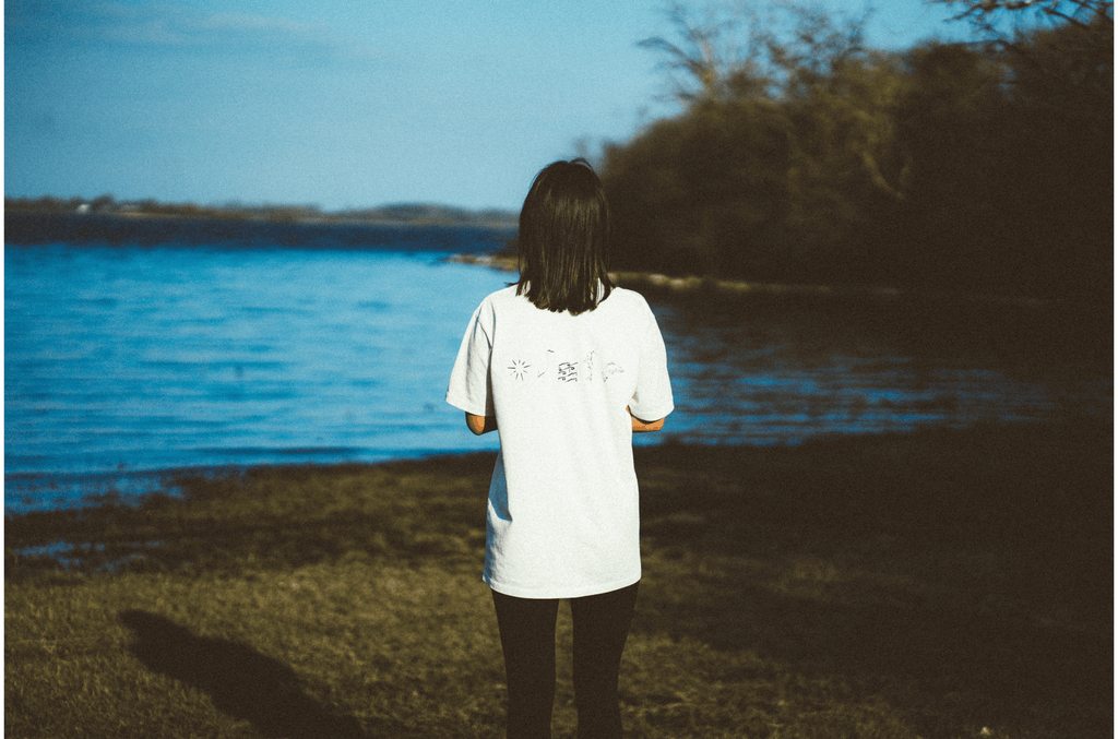 Luain Clothing Oversized White Tshirt Cream Tshirt Irish Clothes Made In Portugal Tonnta - 100% Cotton Oversize T-Shirt Cream