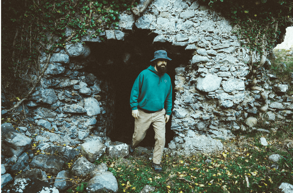 Luchán - 100% Cotton Hoodie Green