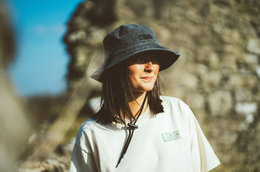 Tonnta - 100% Cotton Oversize T-Shirt Cream (LUAIN Front)