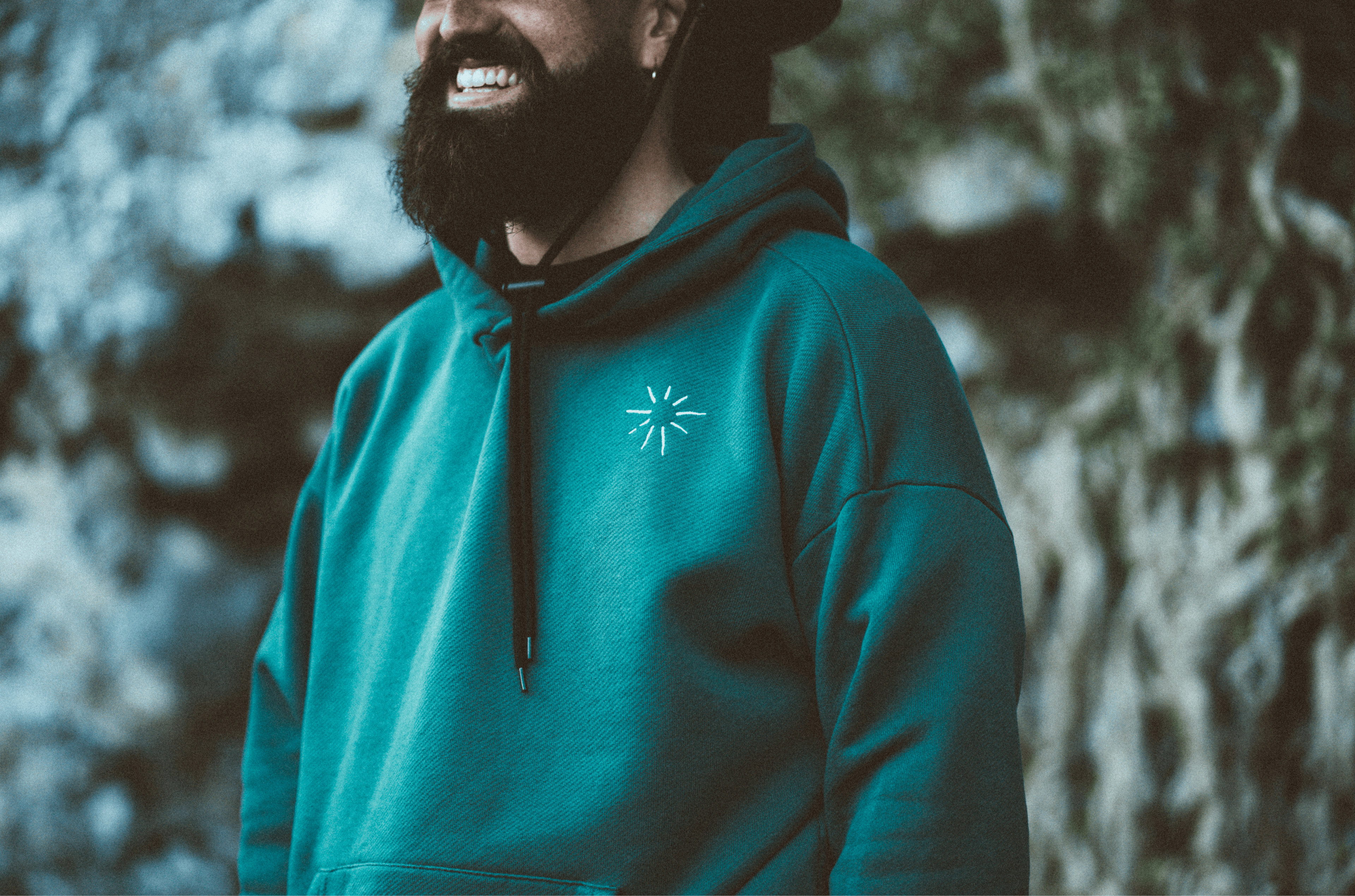 Luchán - 100% Cotton Hoodie Green