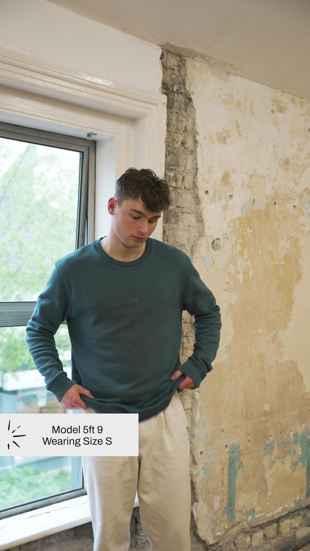 Lacha - 100% Cotton Crew Neck Midnight Navy